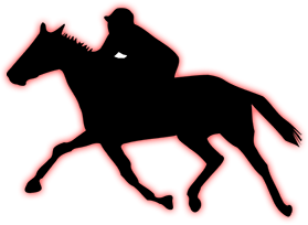 horse rider silhouette